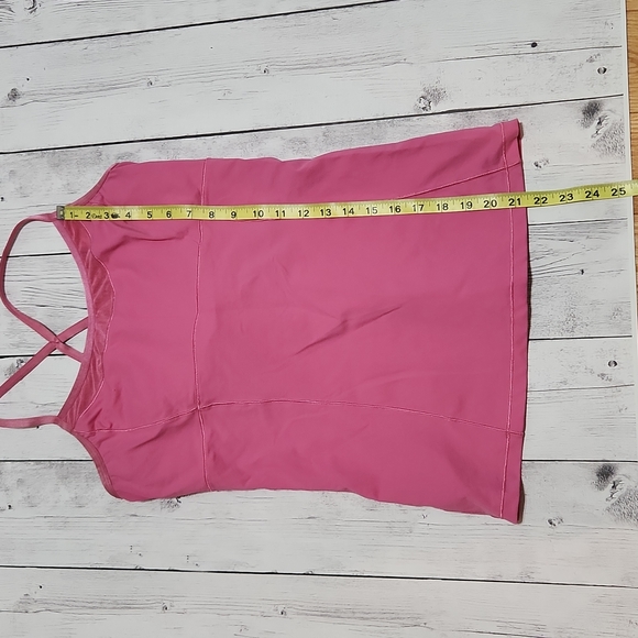 ALO pink workout Built in bra top - Picture 2 of 6